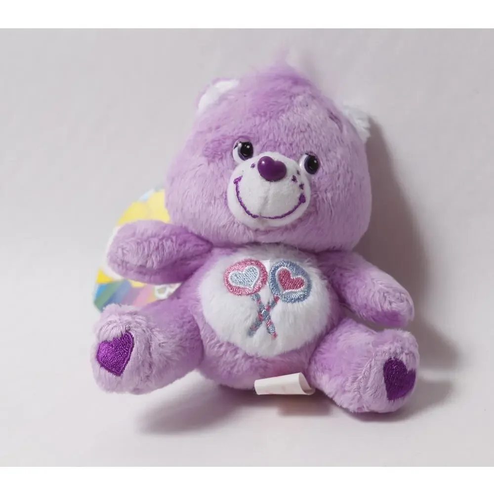 Japan Care Bears Share Bear Plush Keychain Charm w Tag ~ 260826-WH 1309